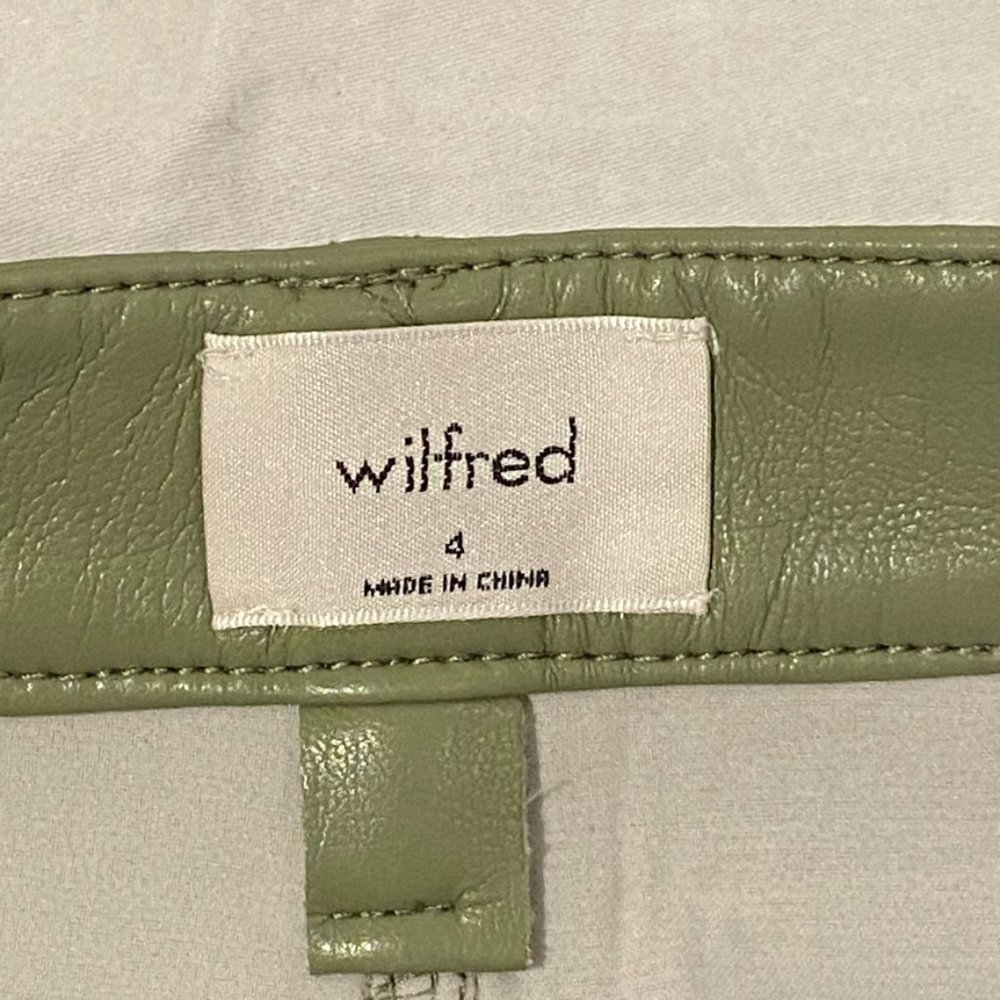 Wilfred vegan pleather skirt - Picture 2 of 2